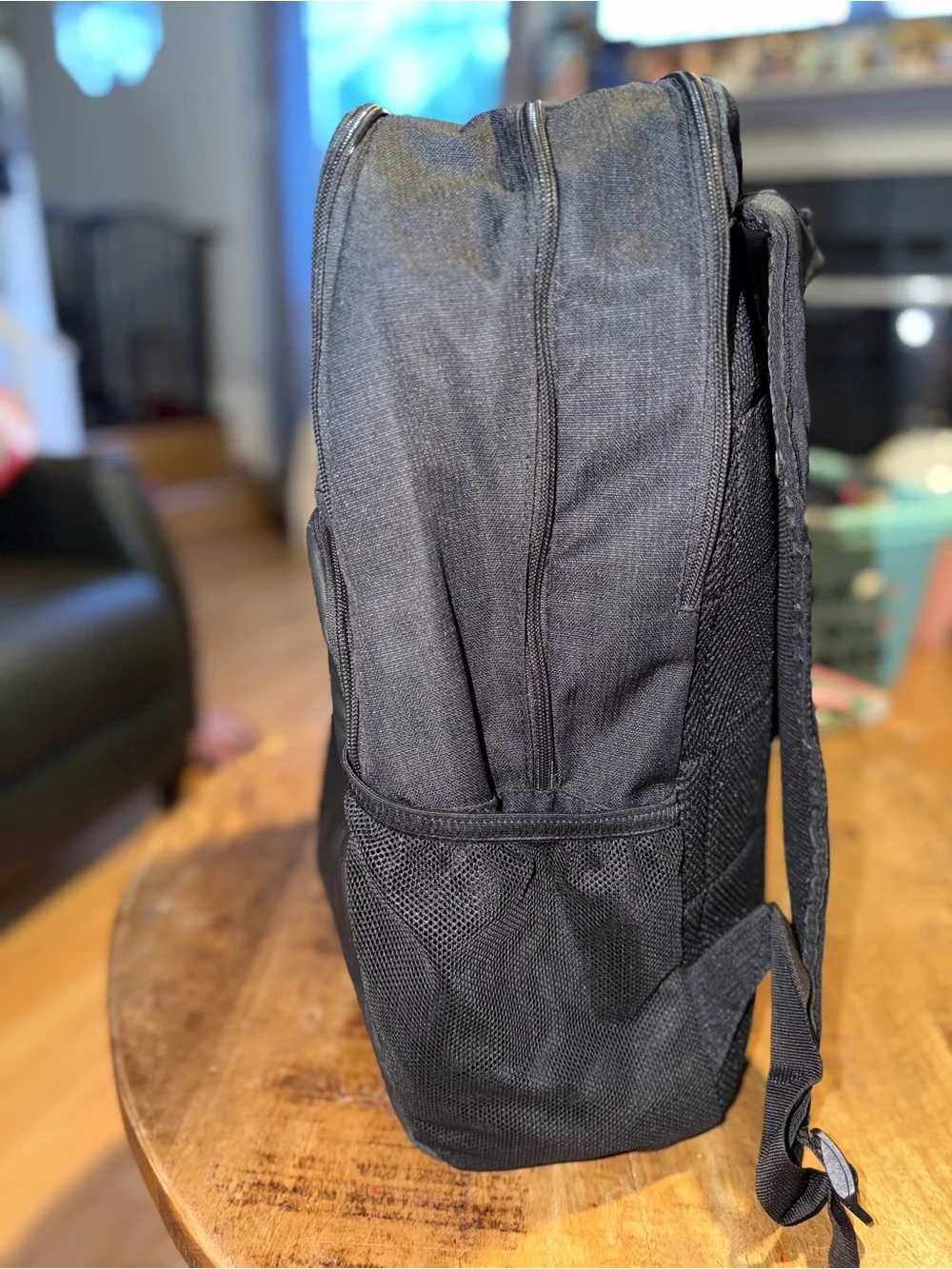 Nike Black Volleyball Backpack with White Swoosh